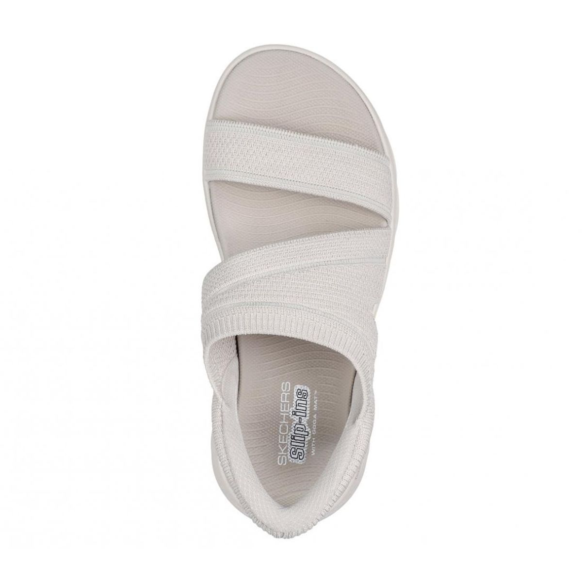 SKECHERS - Sandalias Mujer Slip-ins Go Walk Flex Enticing Beige Skechers