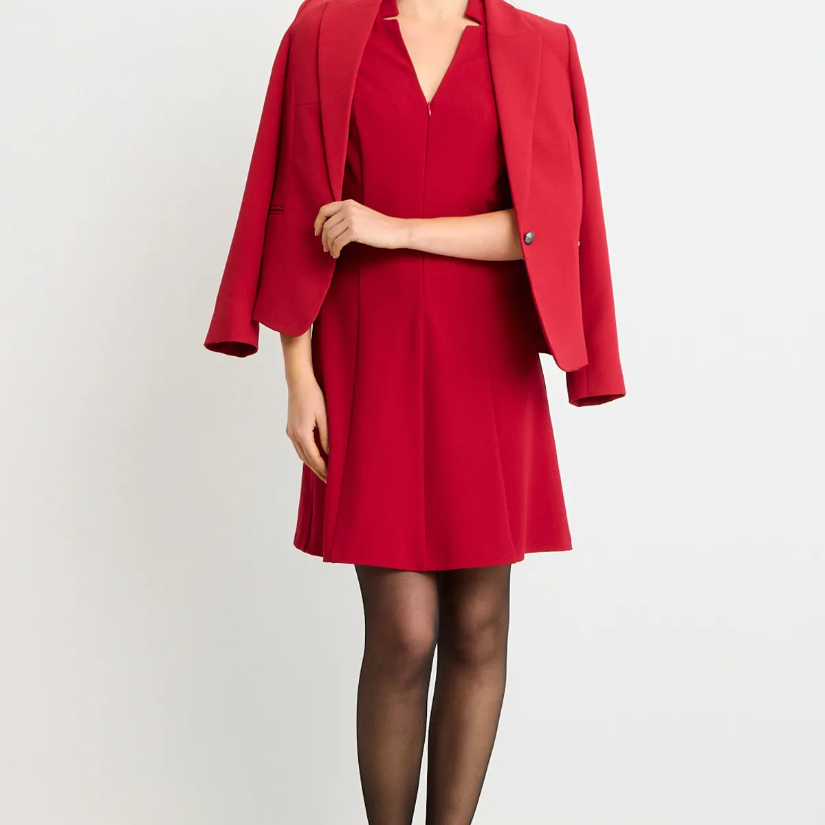 ASH - Vestido Corto Mujer Rojo Ash