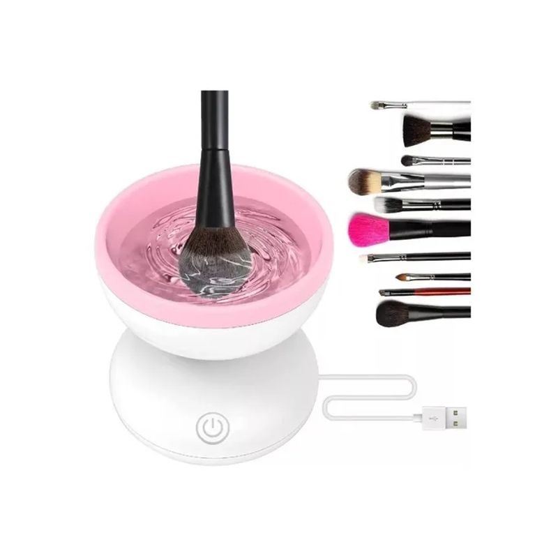 GENERICO - Limpiador De Brochas De Maquillaje Eléctrico Cepillo Brochas