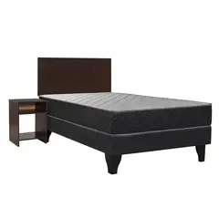 CELTA - Cama Europea Cadiz 1.5 plaza + Set Cadiz
