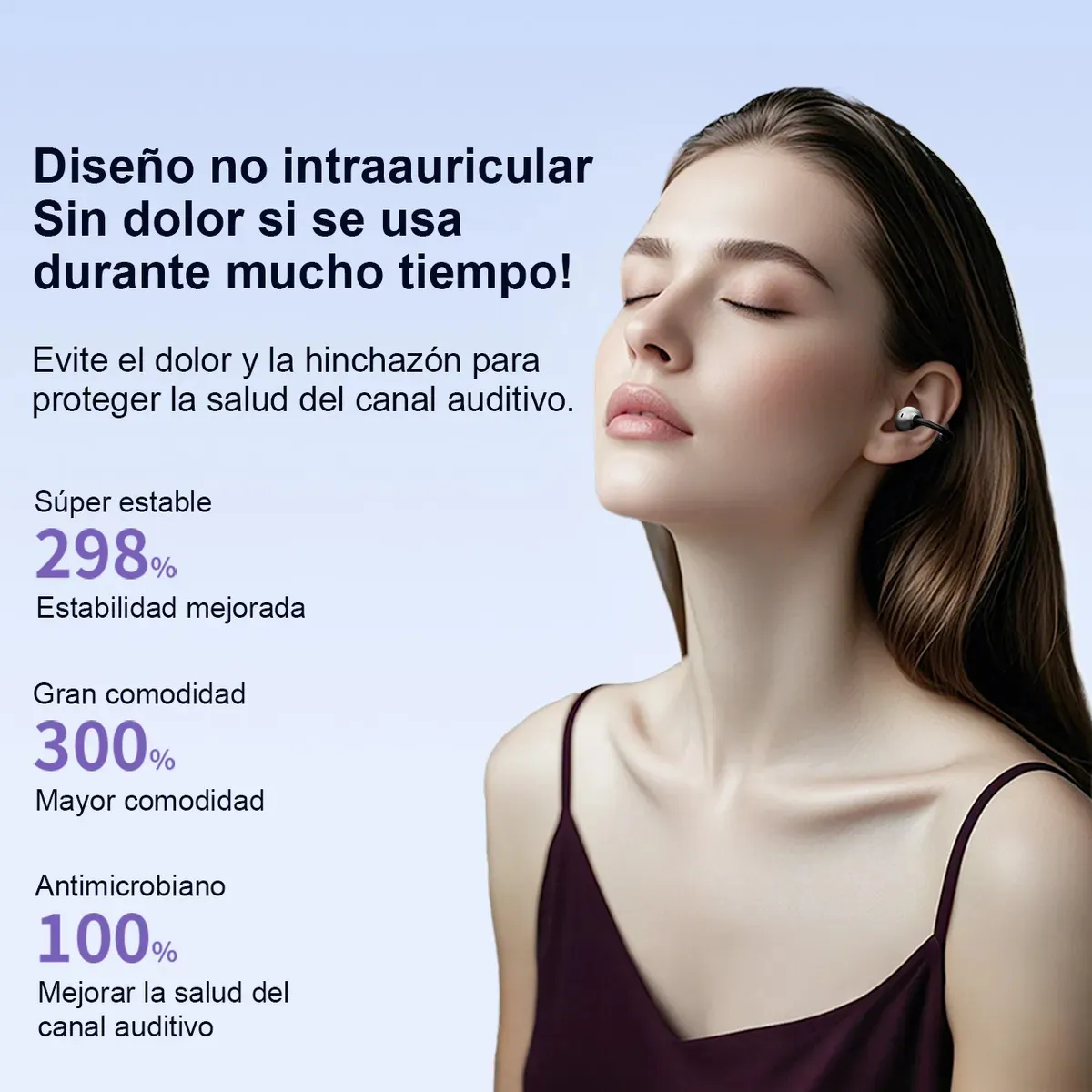 GENERICO - Audífonos Inalámbricos Clip Ear Deportivo Tranyoo Ows T-m5 Verde