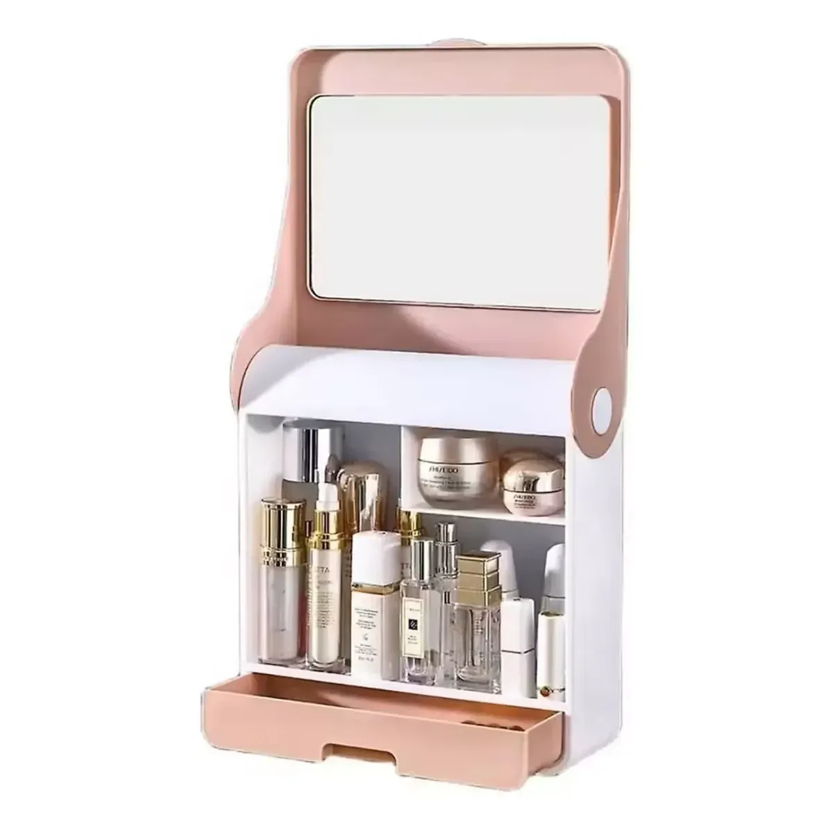 GENERICO - Organizador De Maquillaje Cosméticos Soporte De Pared coloro rosado