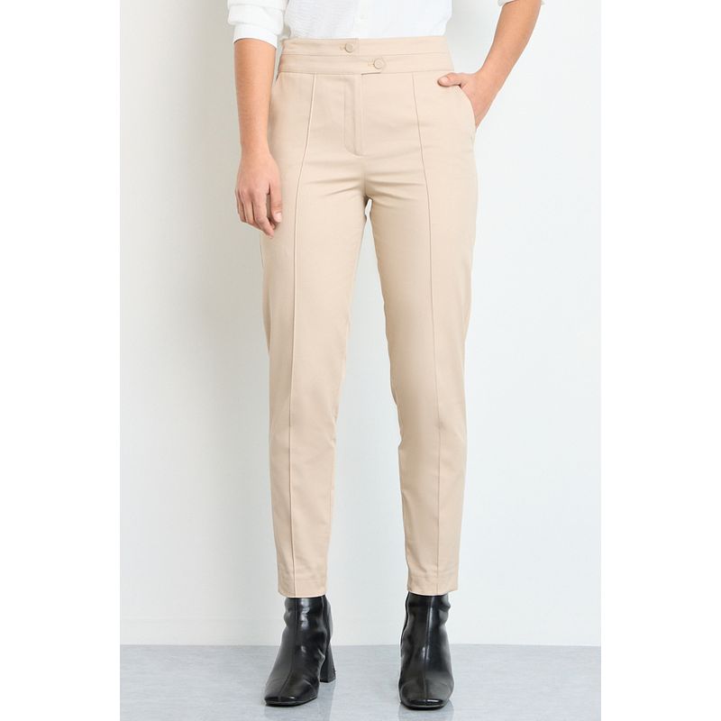 IO - Pantalon Mujer Beige IO