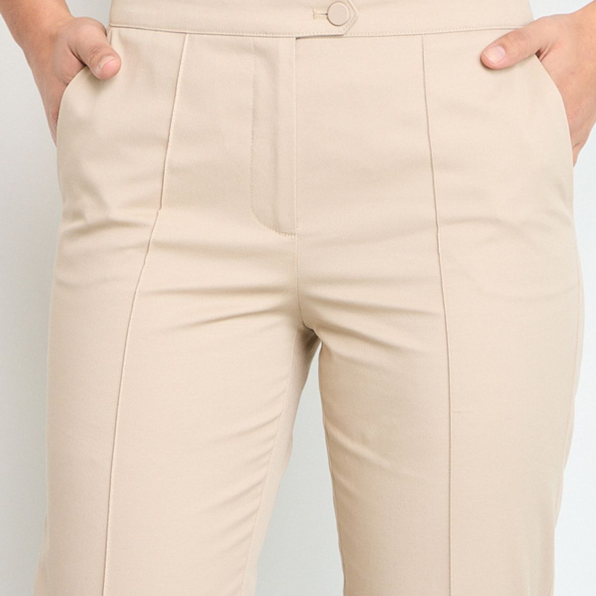 IO - Pantalon Mujer Beige IO