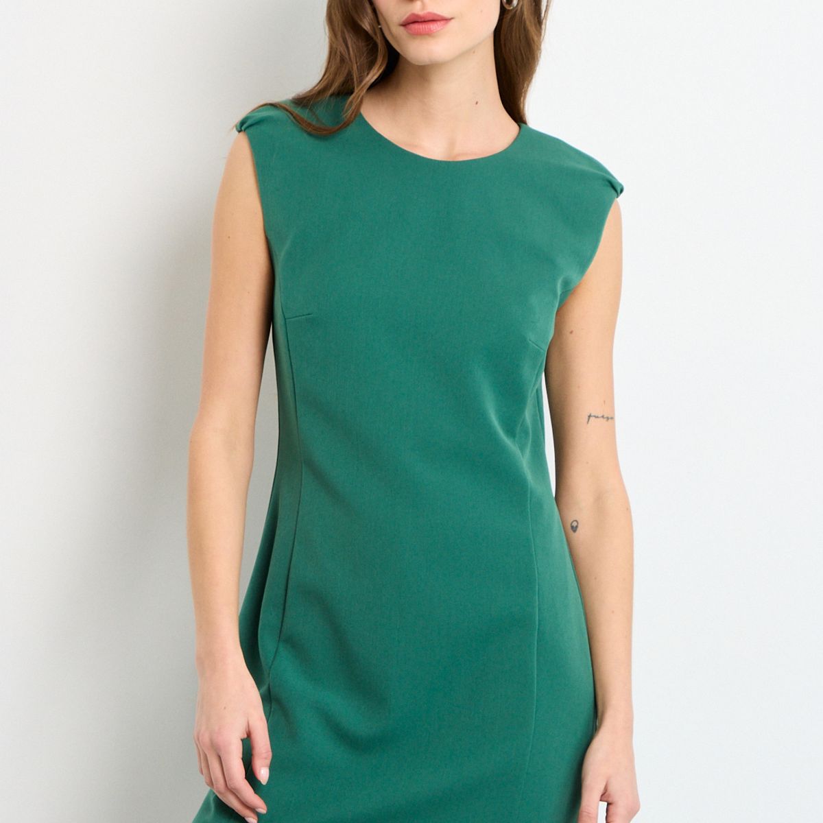 IO - Vestido Corto Mujer Verde Oliva IO