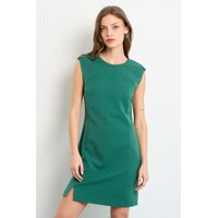 Vestido Corto Mujer Verde Oliva