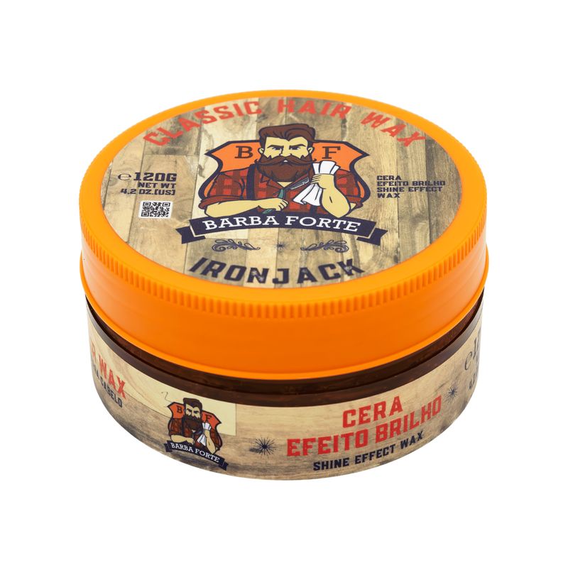 BARBA FORTE - Pomada Clásica Efecto Brillo Ironjack Barba Forte 120 Gr