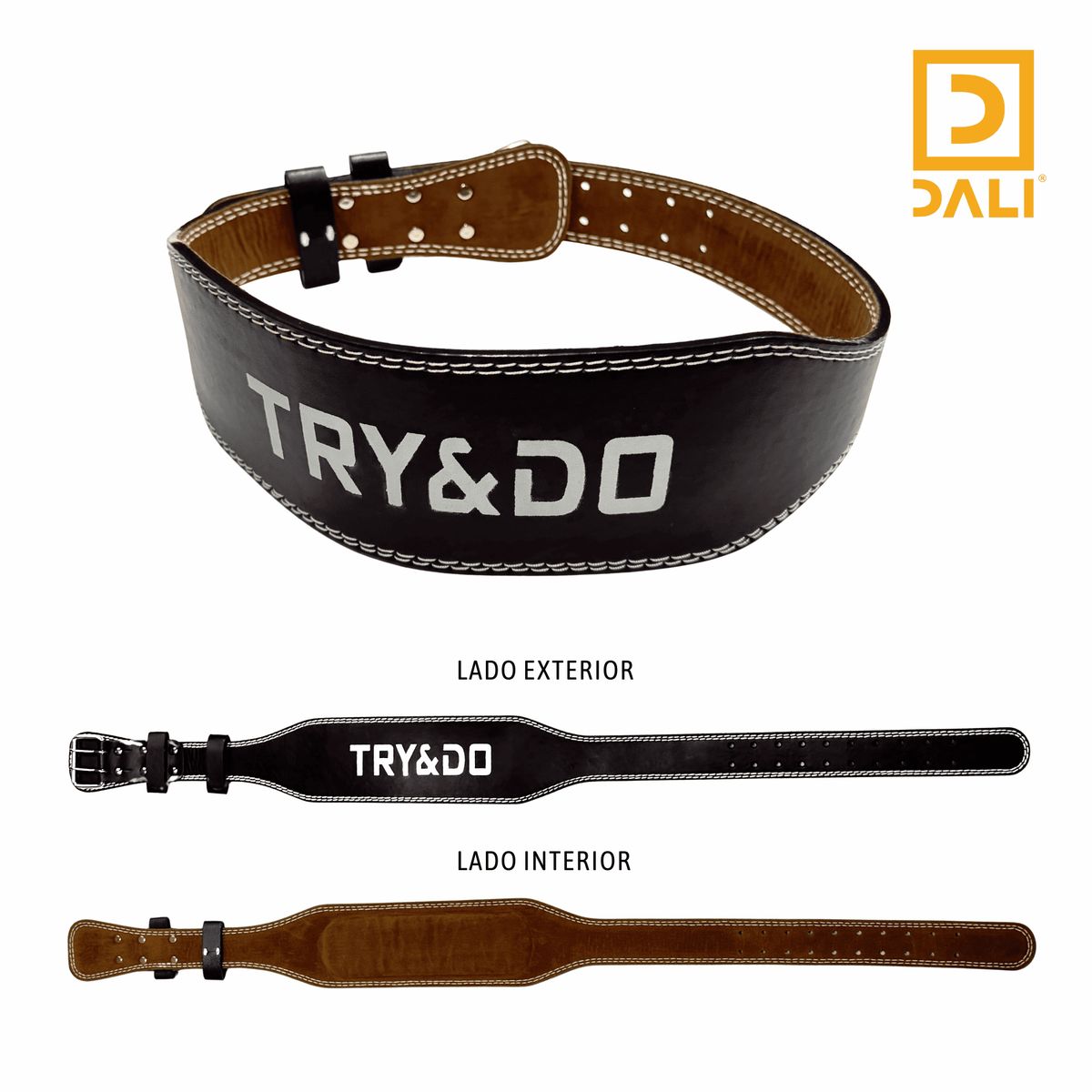 DALI - Cinturón De Levantamiento De Pesas Con Acolchado