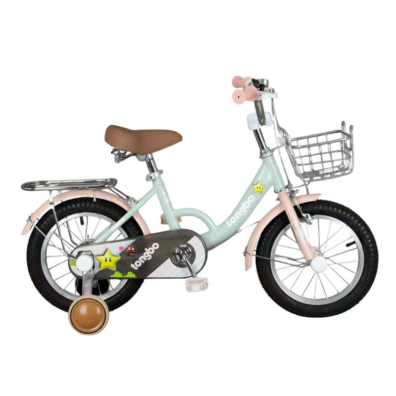 MUNDO ONLINE - Bicicleta Niña Infantil De Paseo Little Star Rueditas Aro 12