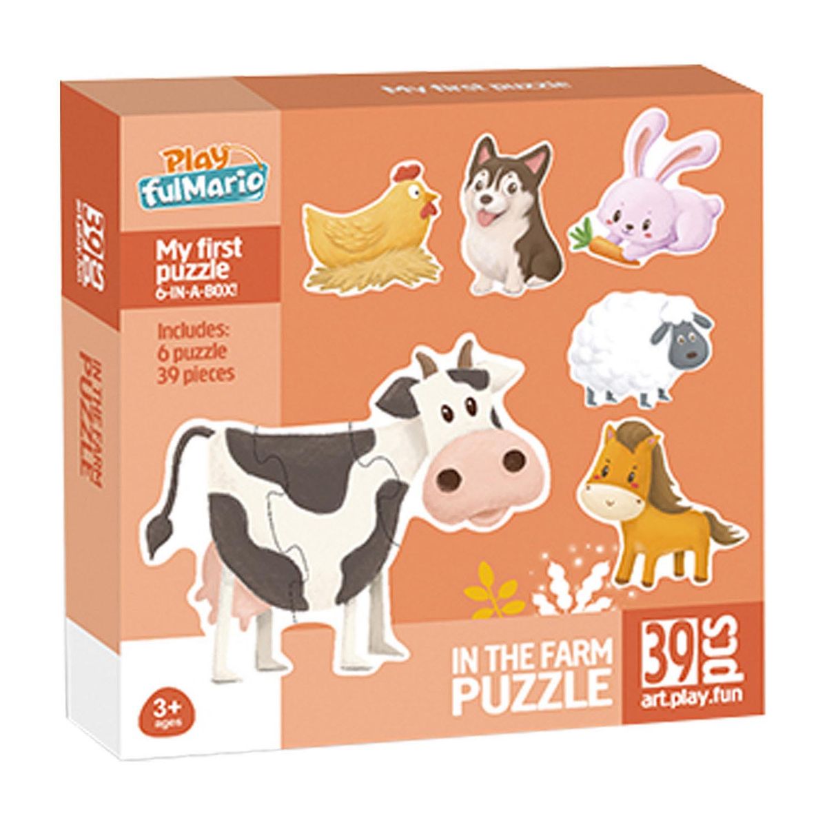 PRONOBEL - Puzzle Jumbo Extra Duras 39 Piezas Granja