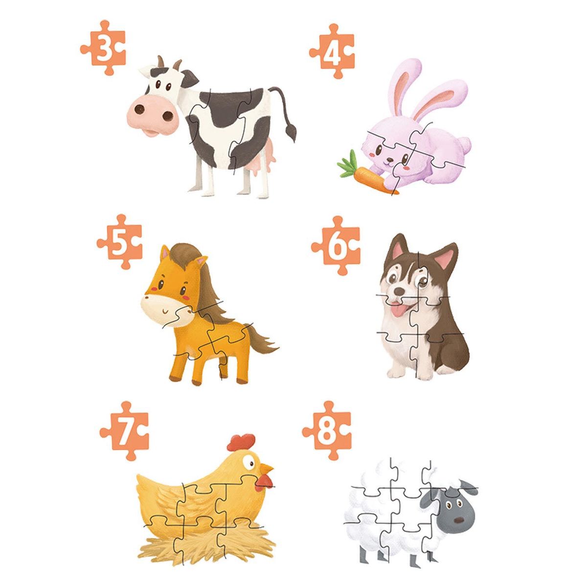 PRONOBEL - Puzzle Jumbo Extra Duras 39 Piezas Granja