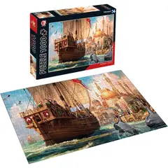 PRONOBEL - Puzzle 1000 Piezas Diseños 37x27 cm Barco