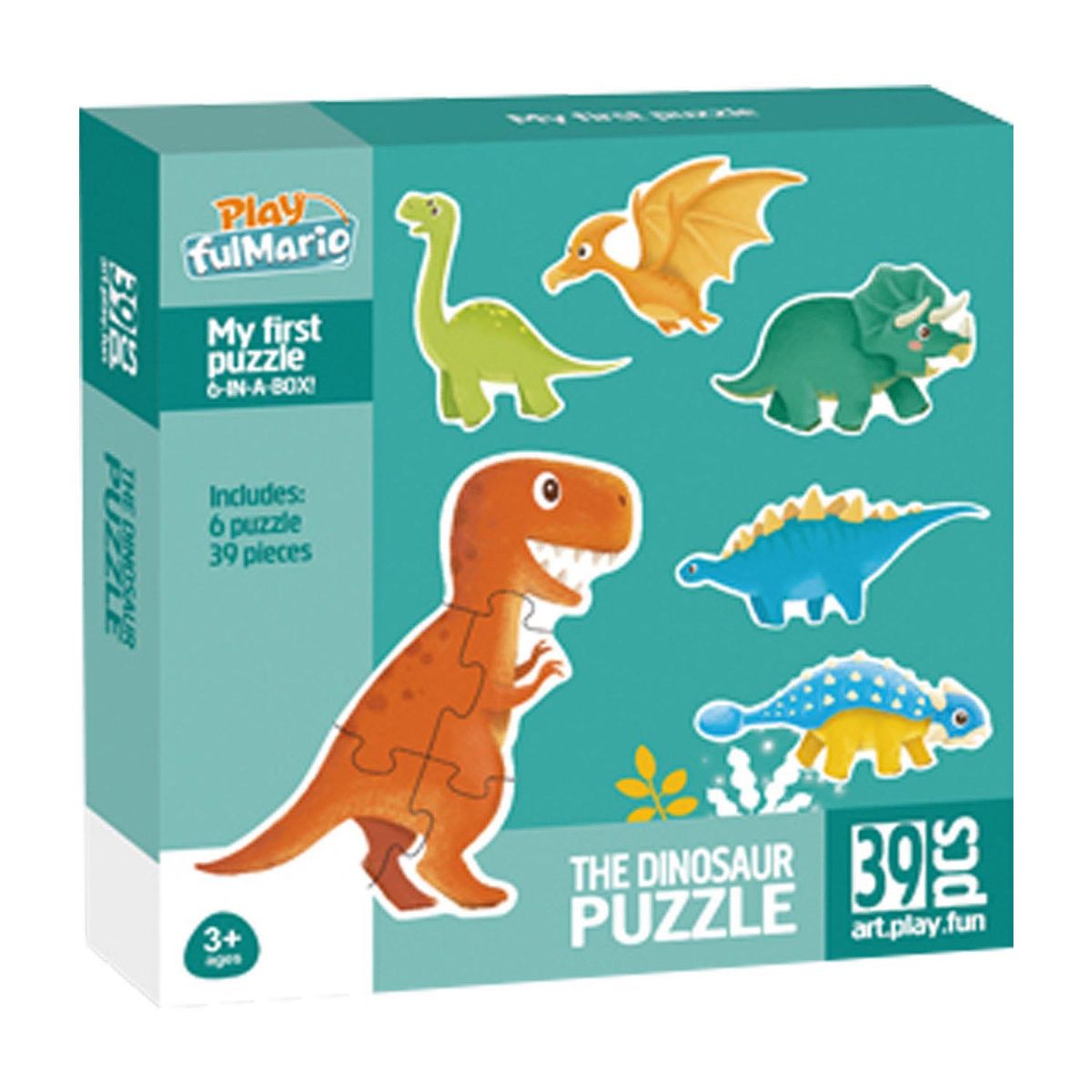 PRONOBEL - Puzzle Jumbo Extra Duras 39 Piezas Dinosaurio