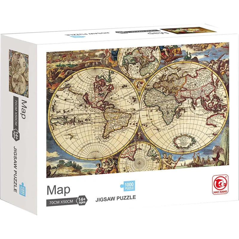 PRONOBEL - Puzzle 1000 Piezas 23x19x6 cm Mapa