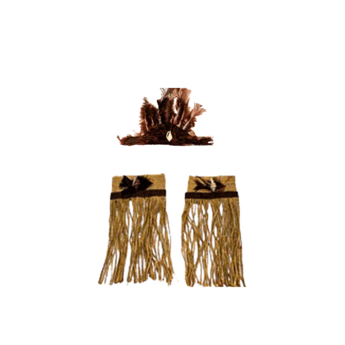 GENERICO - Traje Pascuense Niño Café Fiestas Patrias Chile