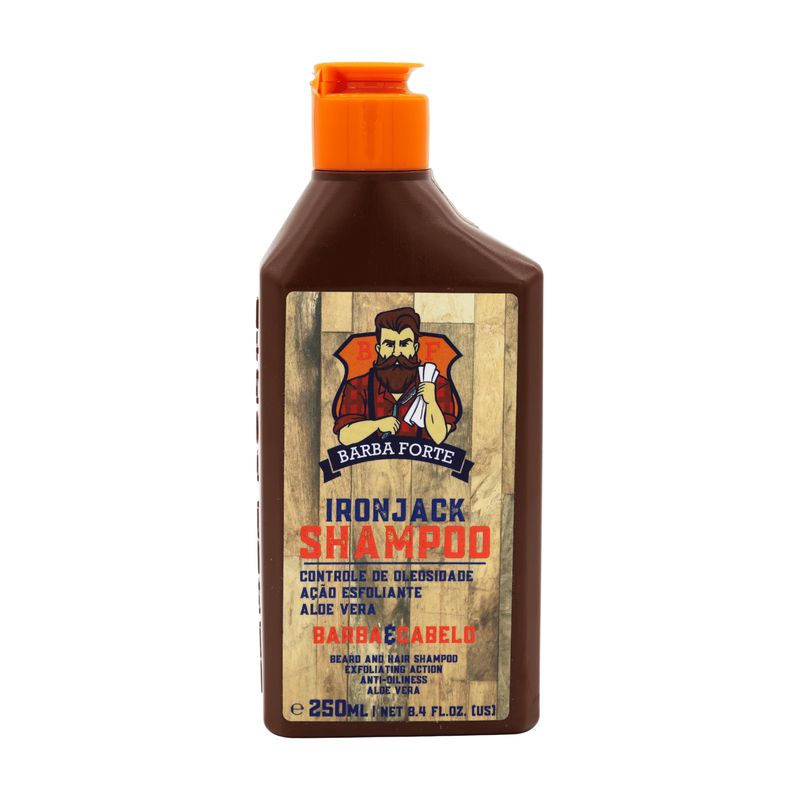 BARBA FORTE - Shampoo Barba Forte Ironjack – 250 ml