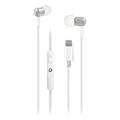 DATACOM - Audifono con Cable Lightning Blanco