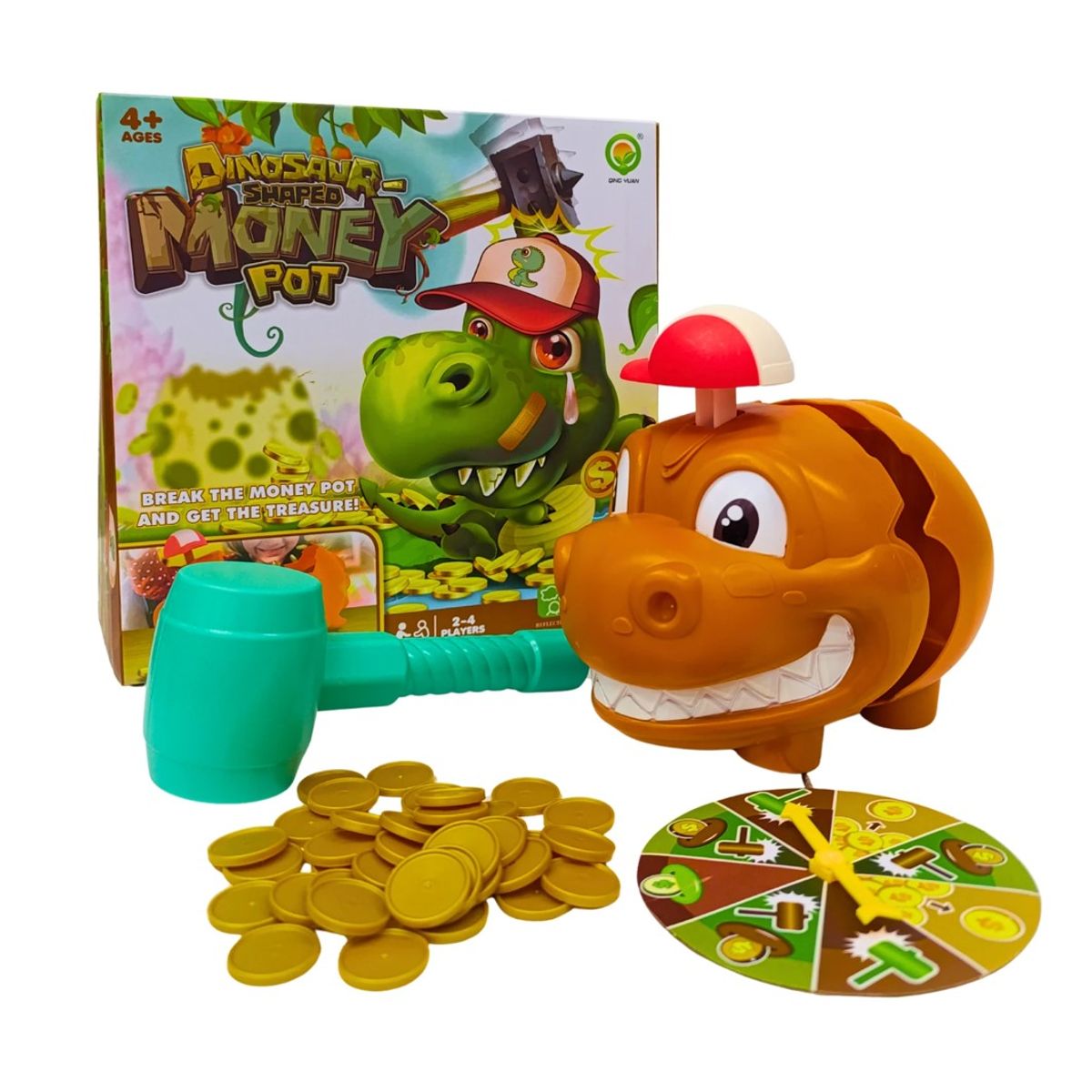 GENERICO - Juguete Familiar De Mesa Dino Rompe Alcancia