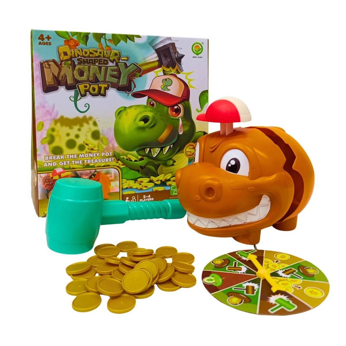 GENERICO - Juguete Familiar De Mesa Dino Rompe Alcancia