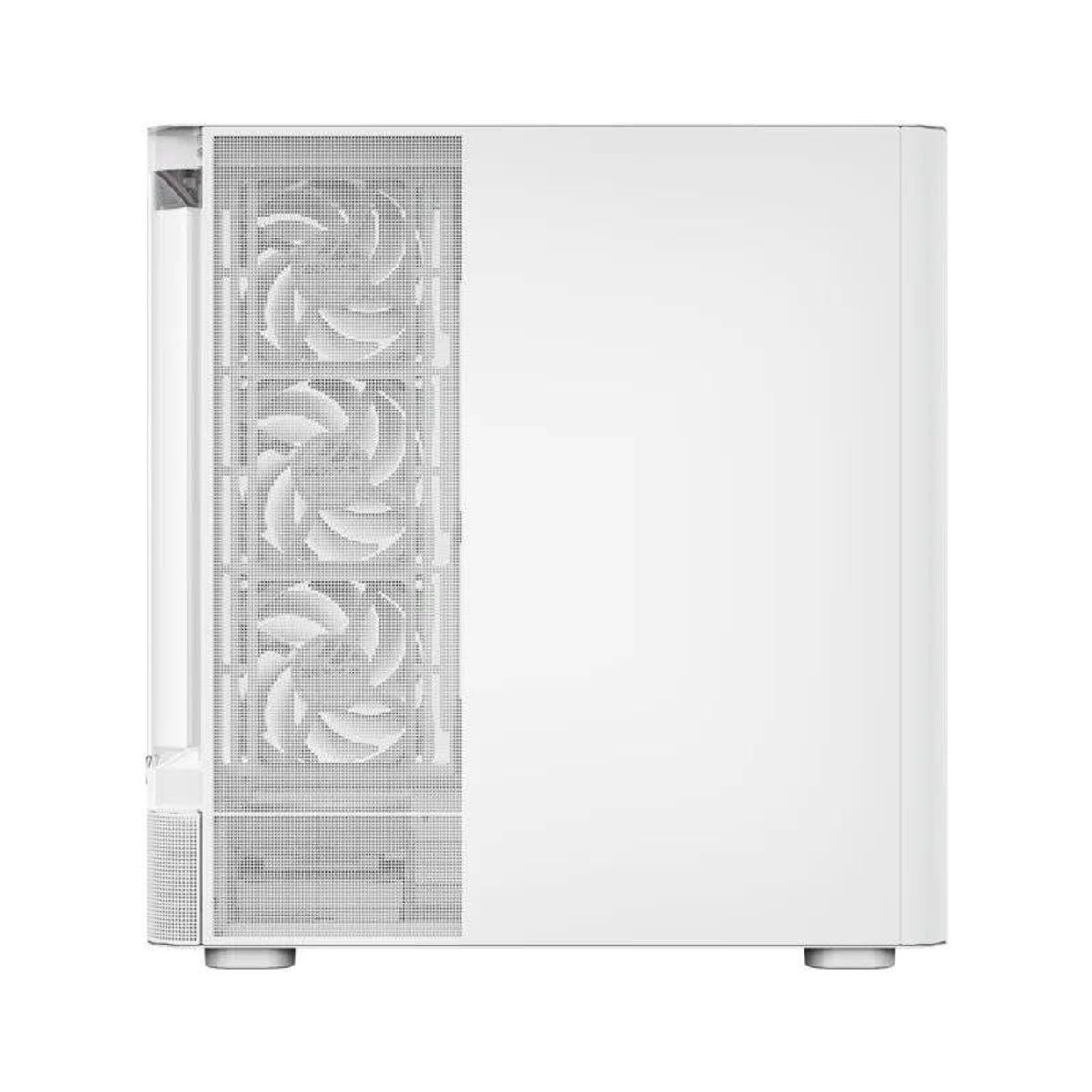 GENERICO - Gabinete Gamer XYZ Quantum PRO, Pantalla LCD, 4 Fans ARGB, Blanco