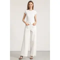 LIOLA - Jeans palazzo mujer crudo