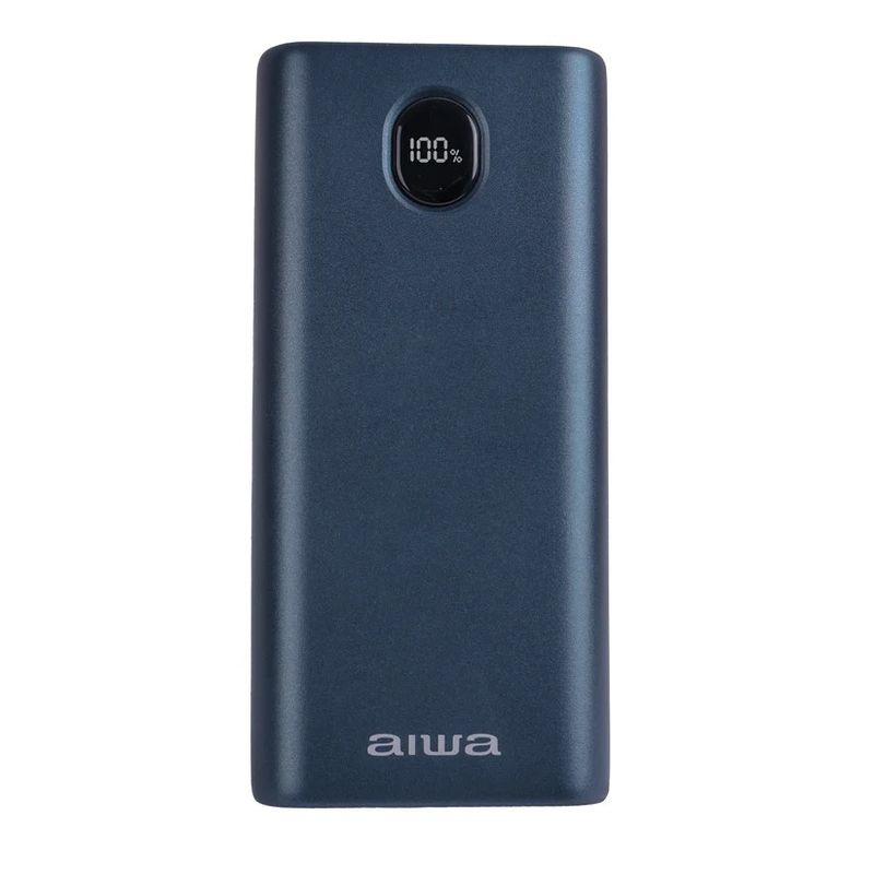 AIWA - Cargador Batería Externa Power Bank 20000mah Aiwa Paw-400 Color Azul Oscuro