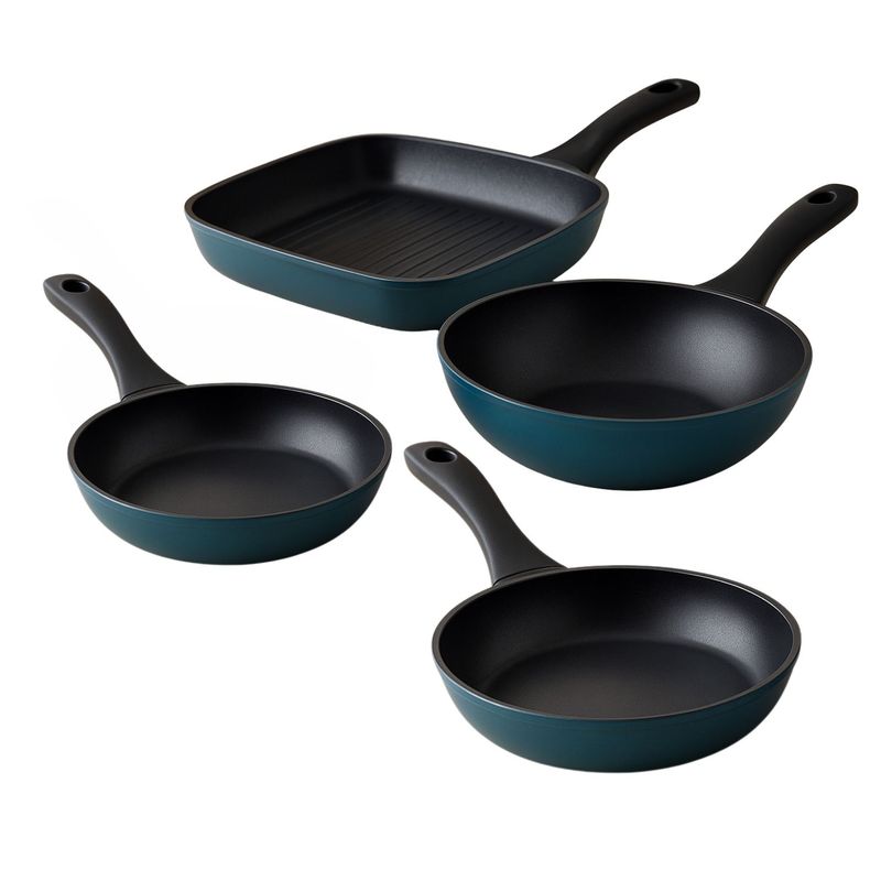 KEEP - Set Cocina Grill + 2 Sartenes + Wok Diamond Antiadherente