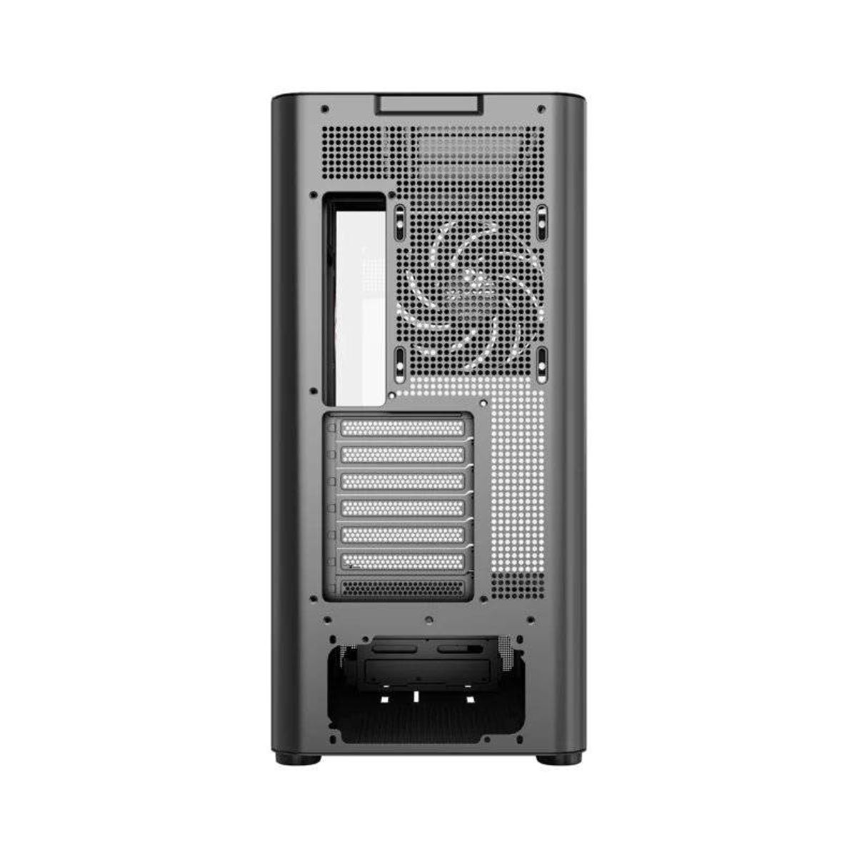 GENERICO - Gabinete Gamer XYZ Quantum PRO, Pantalla LCD, 4 Fans ARGB, Negro