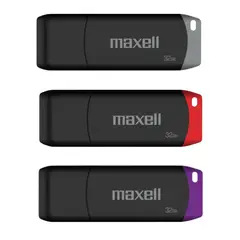 MAXELL - Pack 3 Pendrive Usbpd 32gb 2.0 Colores