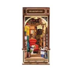 ROBOTIME - BookStore Librería BookNook Miniatura Sujetador Puzzle 3D