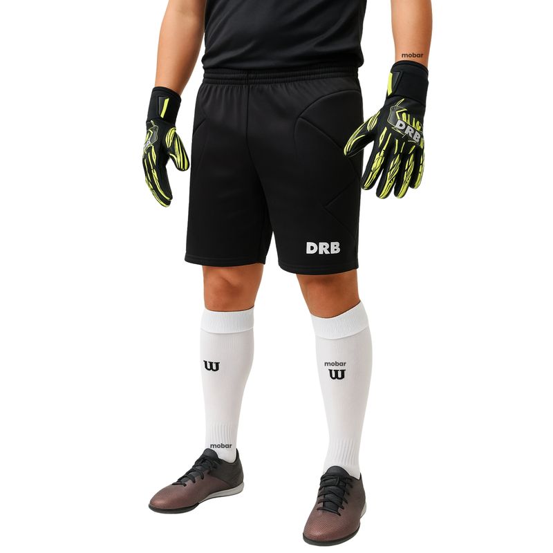 DRB - Pantalon Arquero Corto Short Futbol Deportiv Drb Niño Adulto