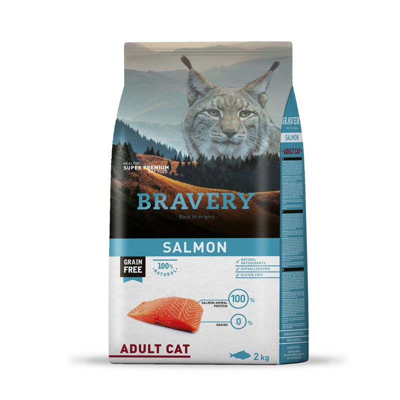 BRAVERY - Bravery Salmón Gato Adulto 7kg