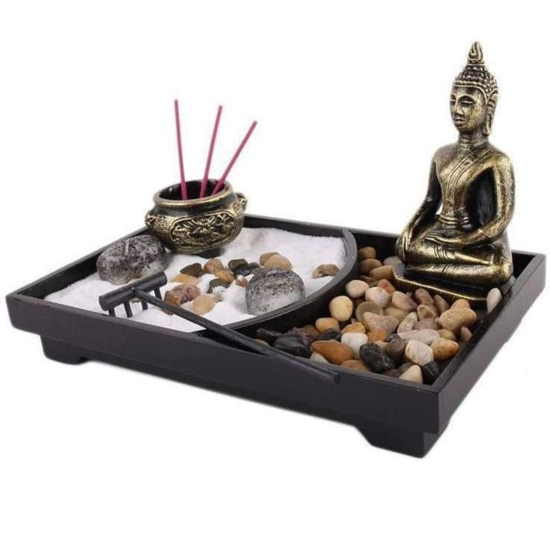 MOVI - Mini Jardín con Buda Decorativo