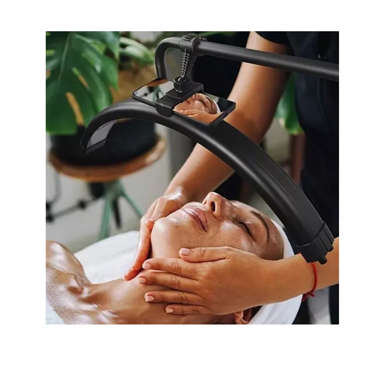 GENERICO - Lampara Led Media Luna Estética Para Pestañas Cejas Cutis