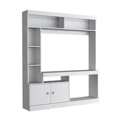 FMFURNITURE - Estante Tv 65 1806X180X303 Cm Blanco