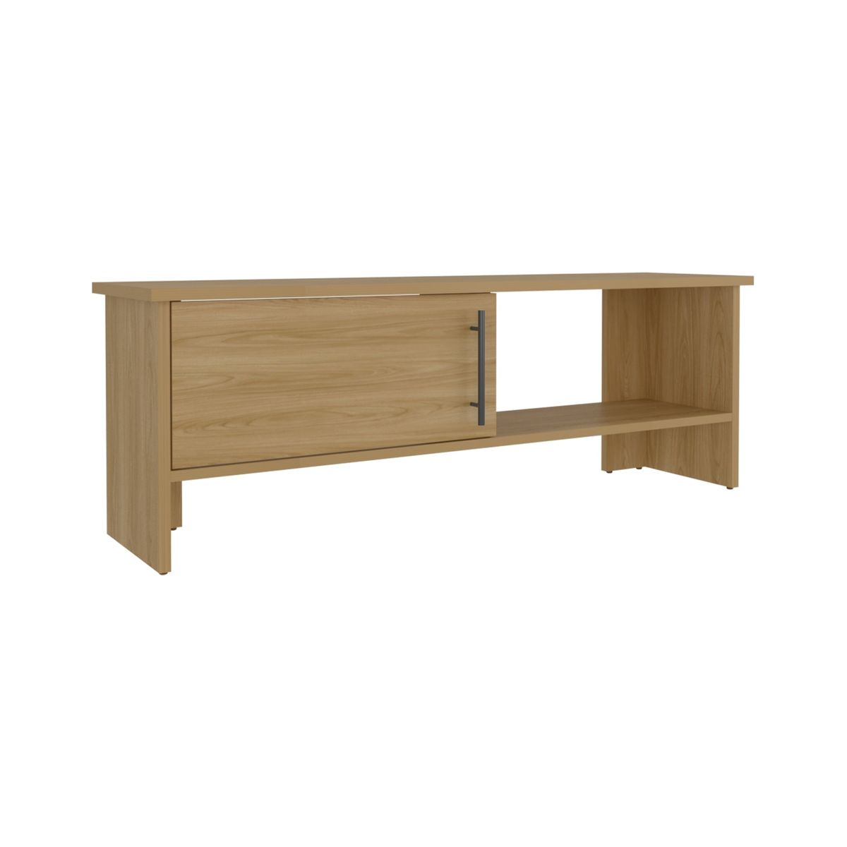 FMFURNITURE - Rack Tv 65 1 Puerta 422X1203X311 Cm Café Claro