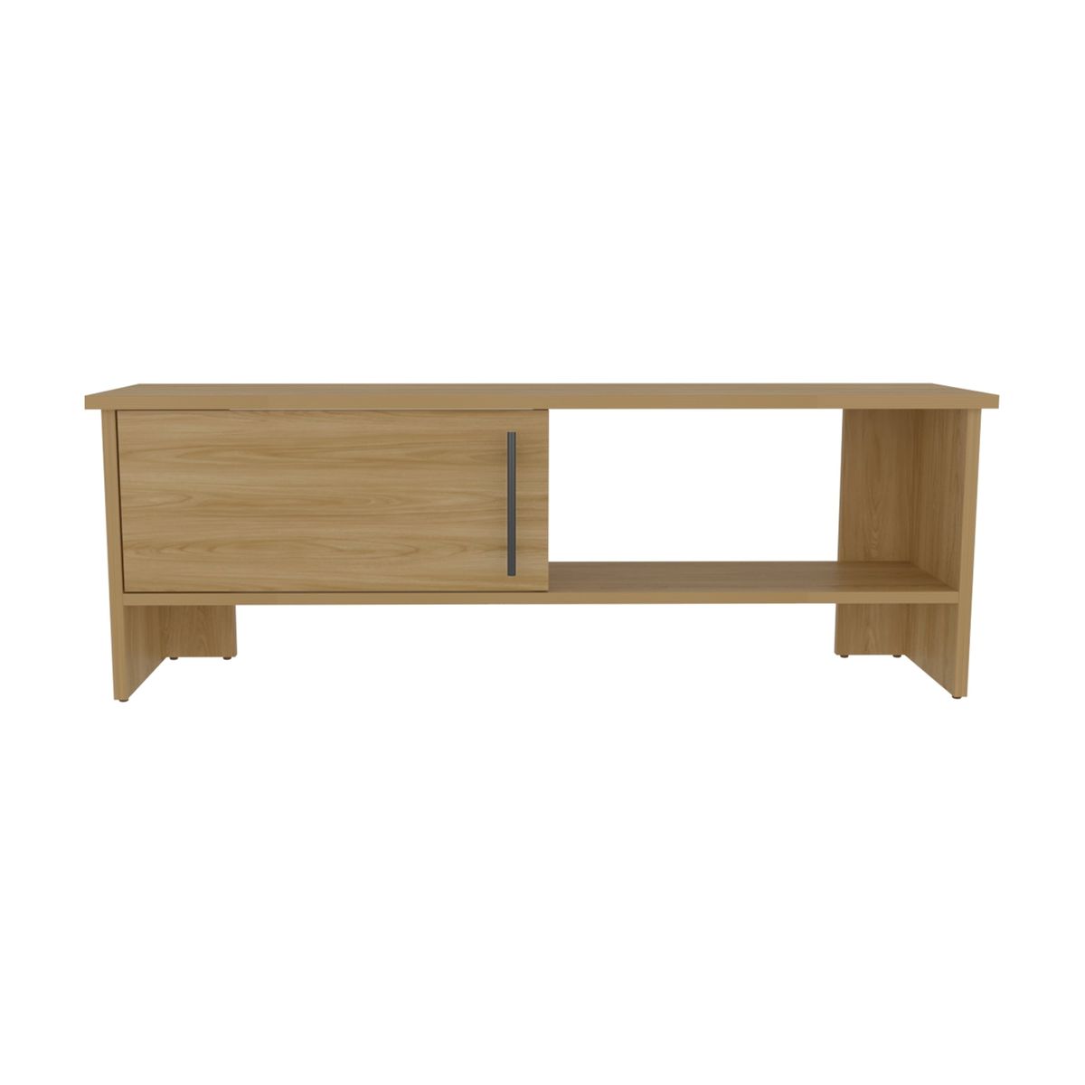 FMFURNITURE - Rack Tv 65 1 Puerta 422X1203X311 Cm Café Claro