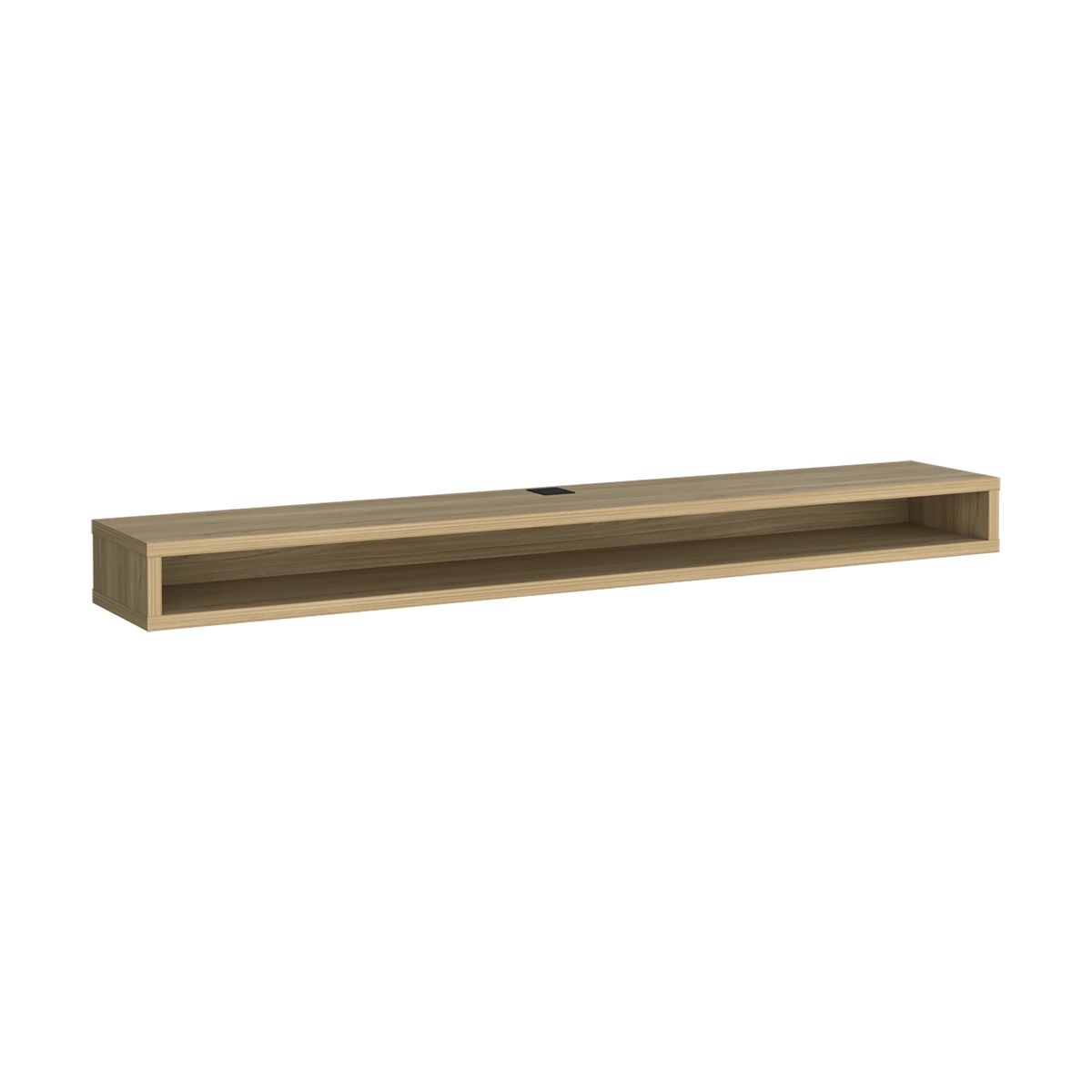 FMFURNITURE - Panel Tv 75 80X15X296 Cm Café Claro