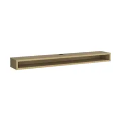 FMFURNITURE - Panel Tv 75 80X15X296 Cm Café Claro