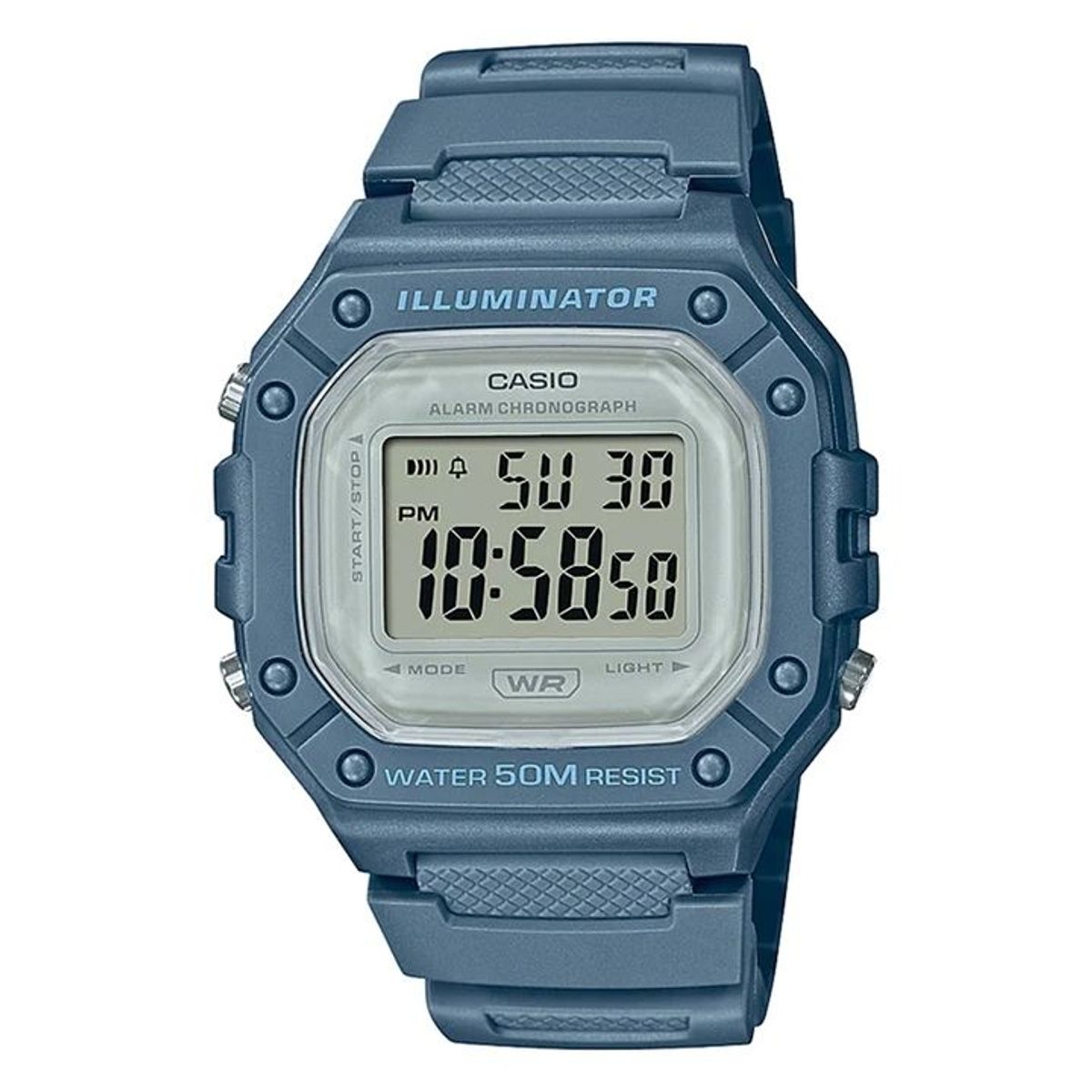 CASIO - Reloj Mujer Casio W-218hc-2avdf