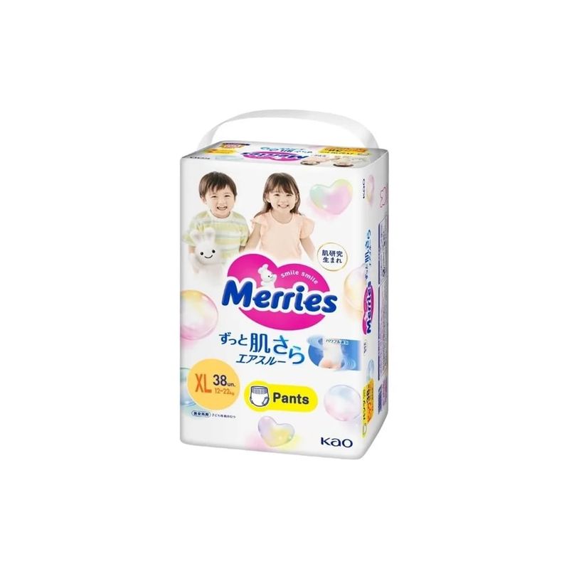 MERRIES - Pañales Pants Merries Talla XL - 38 Unidades