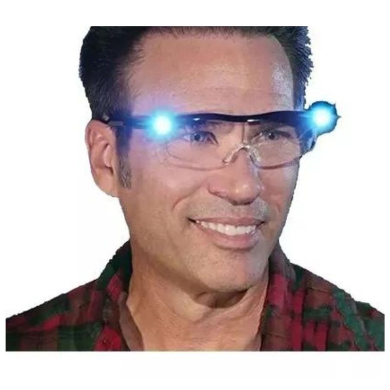 GENERICO - LENTES  LUPA UNISEX LUZ LED ANTI LUZ AZUL 160% NA89