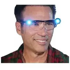 GENERICO - LENTES LUPA UNISEX LUZ LED ANTI LUZ AZUL 160% NA89