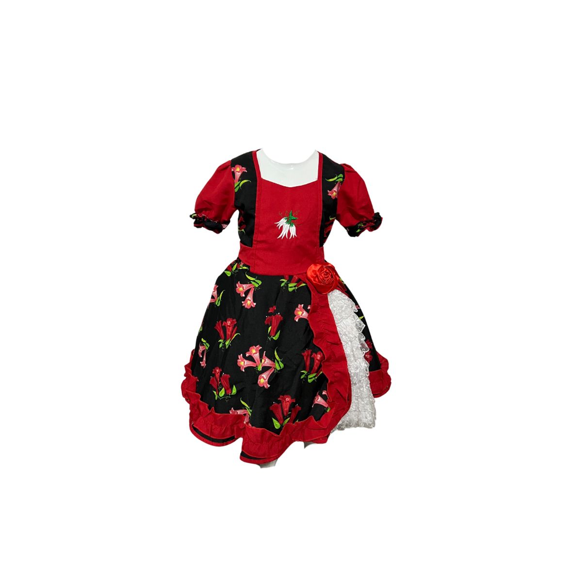 GENERICO - Traje Huasa China Fiestas Patrias Para Mujer