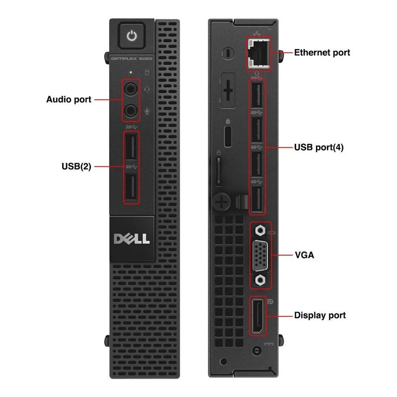 DELL - Pc Micro Dell Optiplex9020 I5 36ghz 16gb Ram 256ssd W11 Pro Reacondicionado