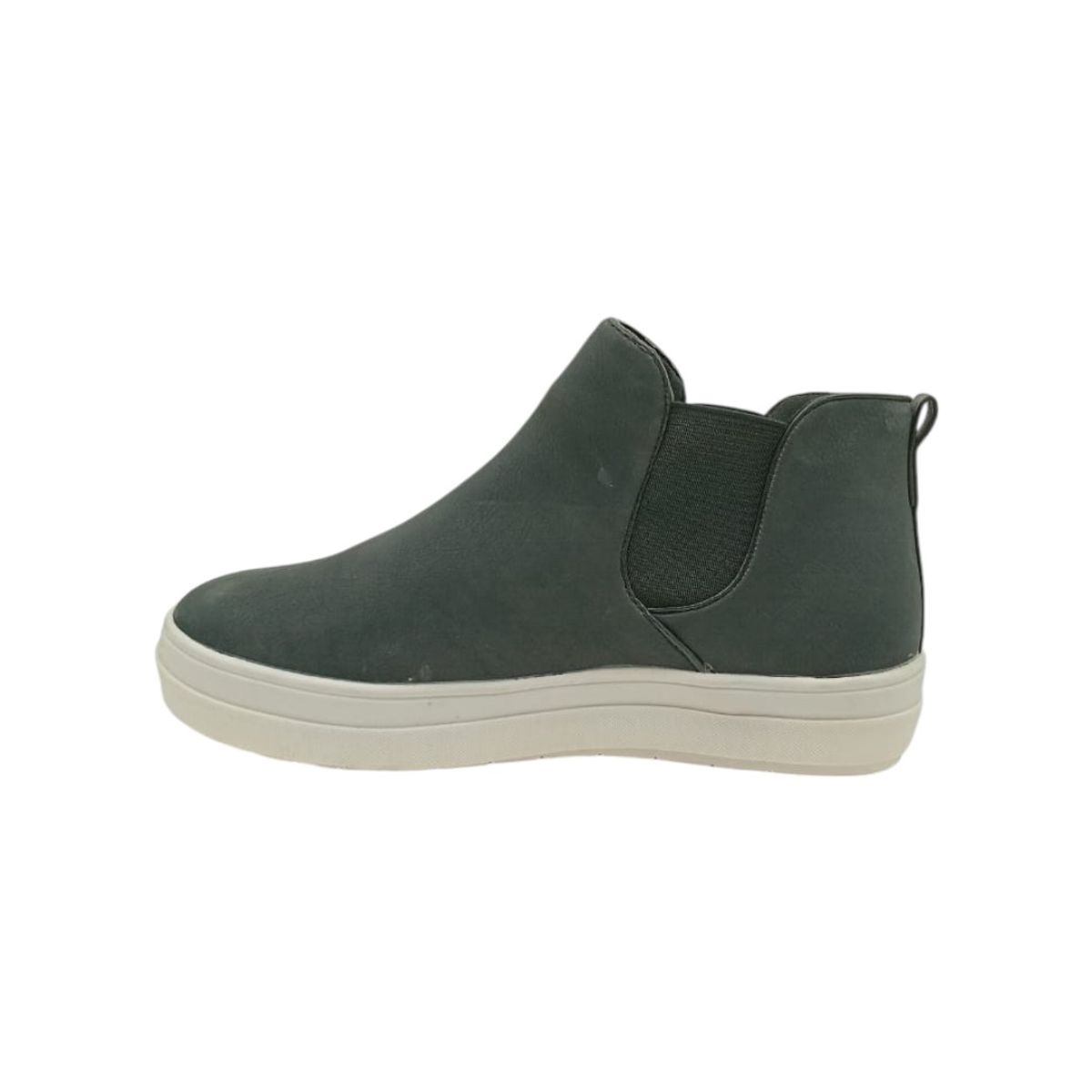 HERIEL - Zapatilla Negra Plataforma con Elastico