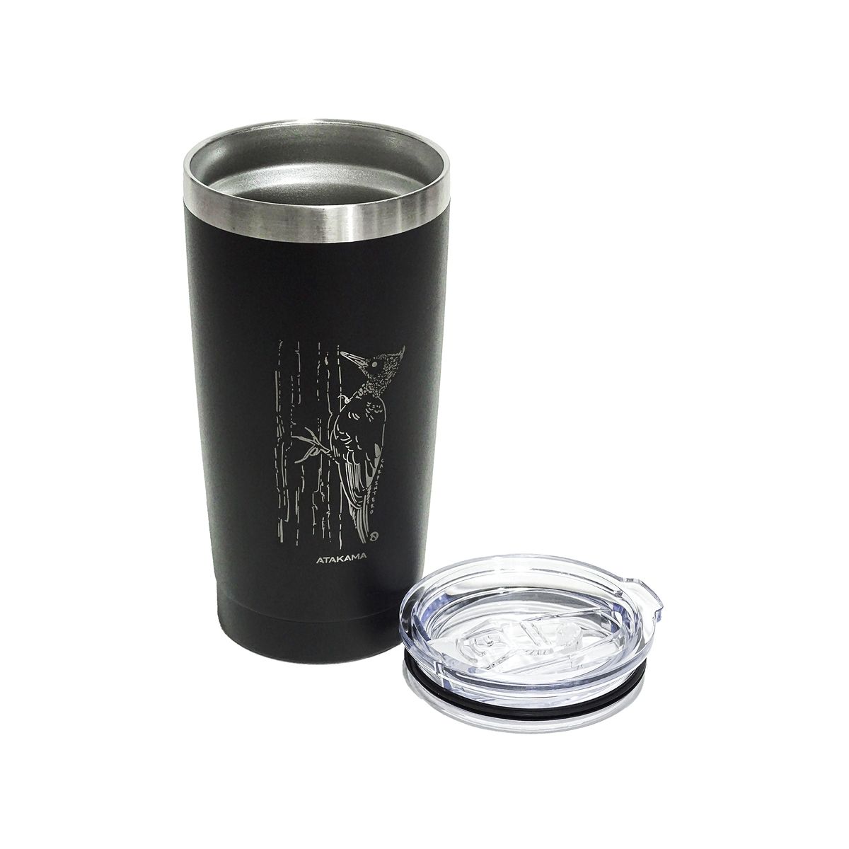 ATAKAMA OUTDOOR - Vaso Térmico 530 Ml Negra Carpintero Atakama Outdoor