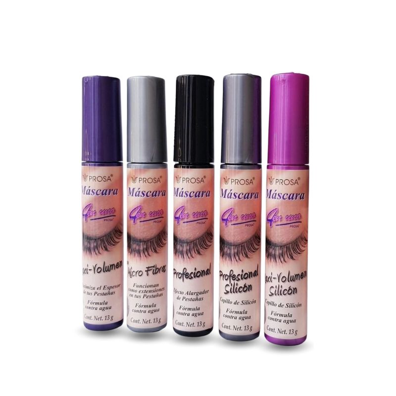 PROSA NATURAL - Pack Mascaras de Pestañas Coleccion Waterproof Prosa