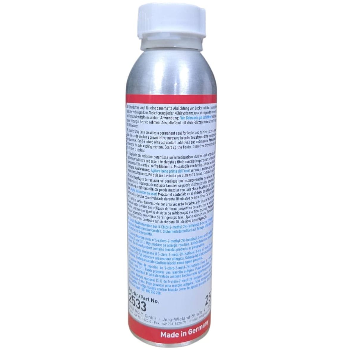 LIQUI MOLY - Sellador, Tapagoteras Y Fugas Para Radiador Stop Leak 250ml
