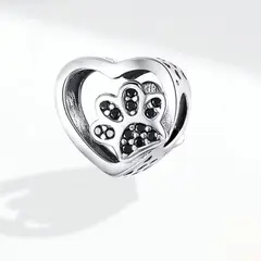 LK LUKSO - Charm Huella Perrito en Plata 925